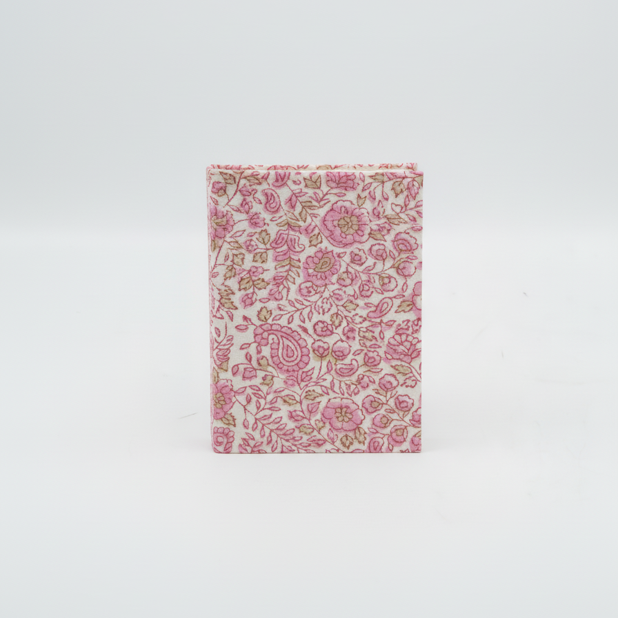 Pink Sanganeri Floral Print Notebook