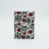 White Red Bagru Floral Print Notebook