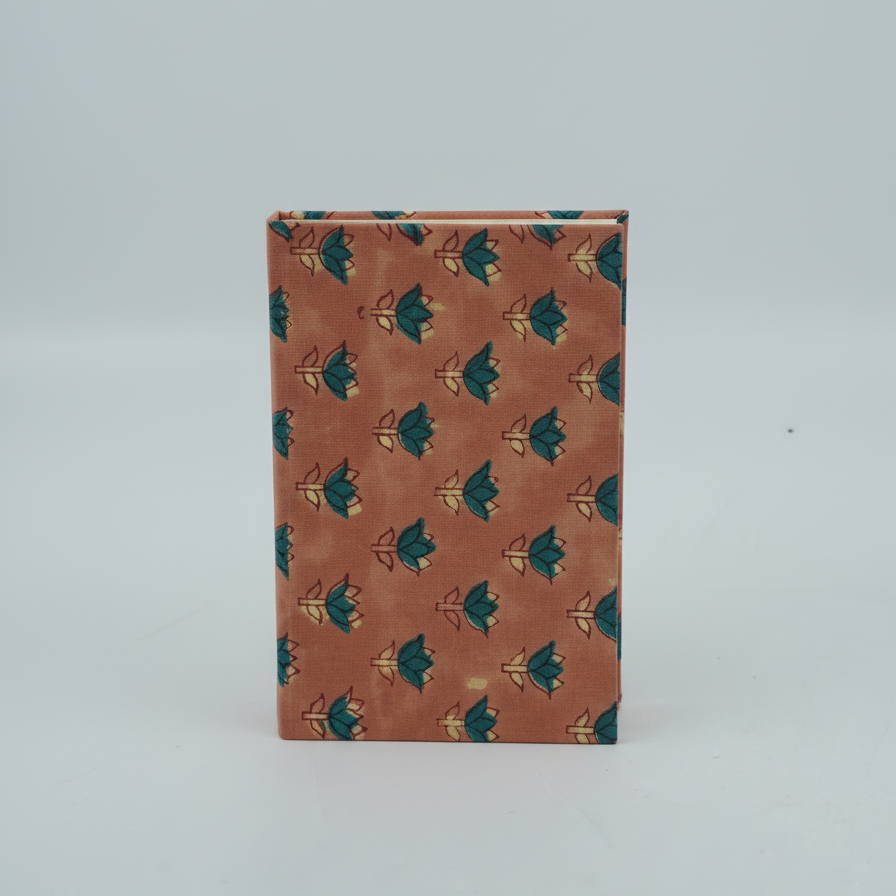 Rust Bagru Buti Print Notebook