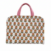 Cream Sanganeri Buta Print Laptop Bag