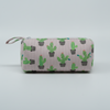 Mint Cactus Print Pencil Pouch