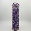 Purple Kalamkari Floral Print Bottle Cover