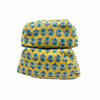 Yellow Bagru Buta Print Organiser Set