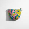 Multicolor Kalamkari Leaf Print Mini Pouch