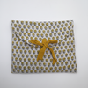 White Yellow Bagru Buti Print Laptop Pouch