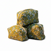 Green Bagru Floral Print Quilted Storage Basket Set