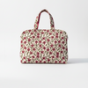 Cream Sanganeri Floral Print Handbag