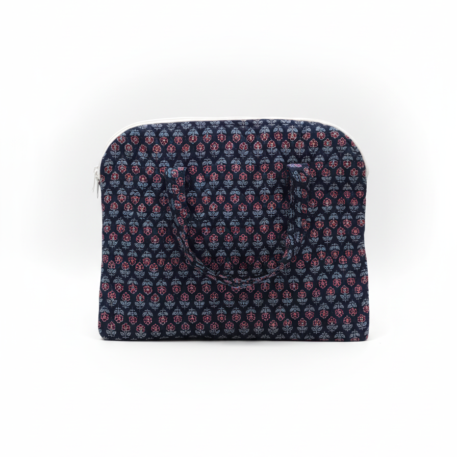 Navy Blue Buti Laptop Bag