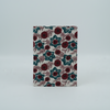 White Red Sanganeri Floral Print Fabric Notebook