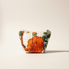 Off White Kalamkari Floral Print Coin Pouch