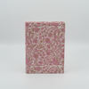 Pink Sanganeri Floral Print Fabric Notebook