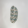 Beige Kalamkari Floral Print Eye Mask