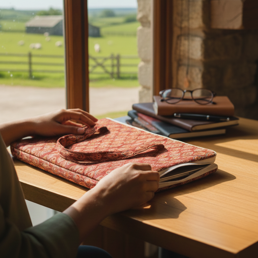 Brick Red Ambi Laptop Bag