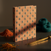 Brown Bagru Buti Print Fabric Notebook