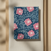Indigo Floral Notebook Cover