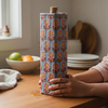 Blue Floral Bottle Cover