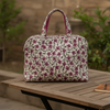 Cream Sanganeri Floral Print Handbag