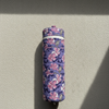 Purple Kalamkari Floral Print Bottle Cover
