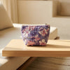Lavender Abstract Print Mini Pouch