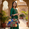 Nirjhari Handmade Patchwork Laptop Bag – 15 inch