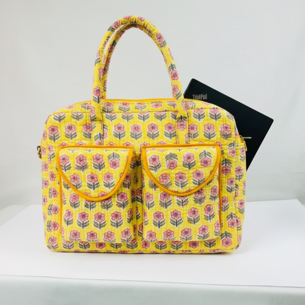 Quilting Handmade Laptop Bag