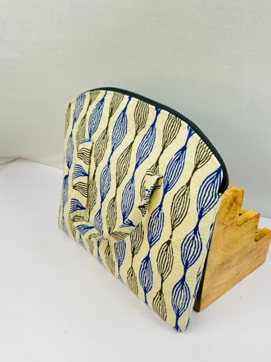 100% Cotton Block Printed Laptop Cover