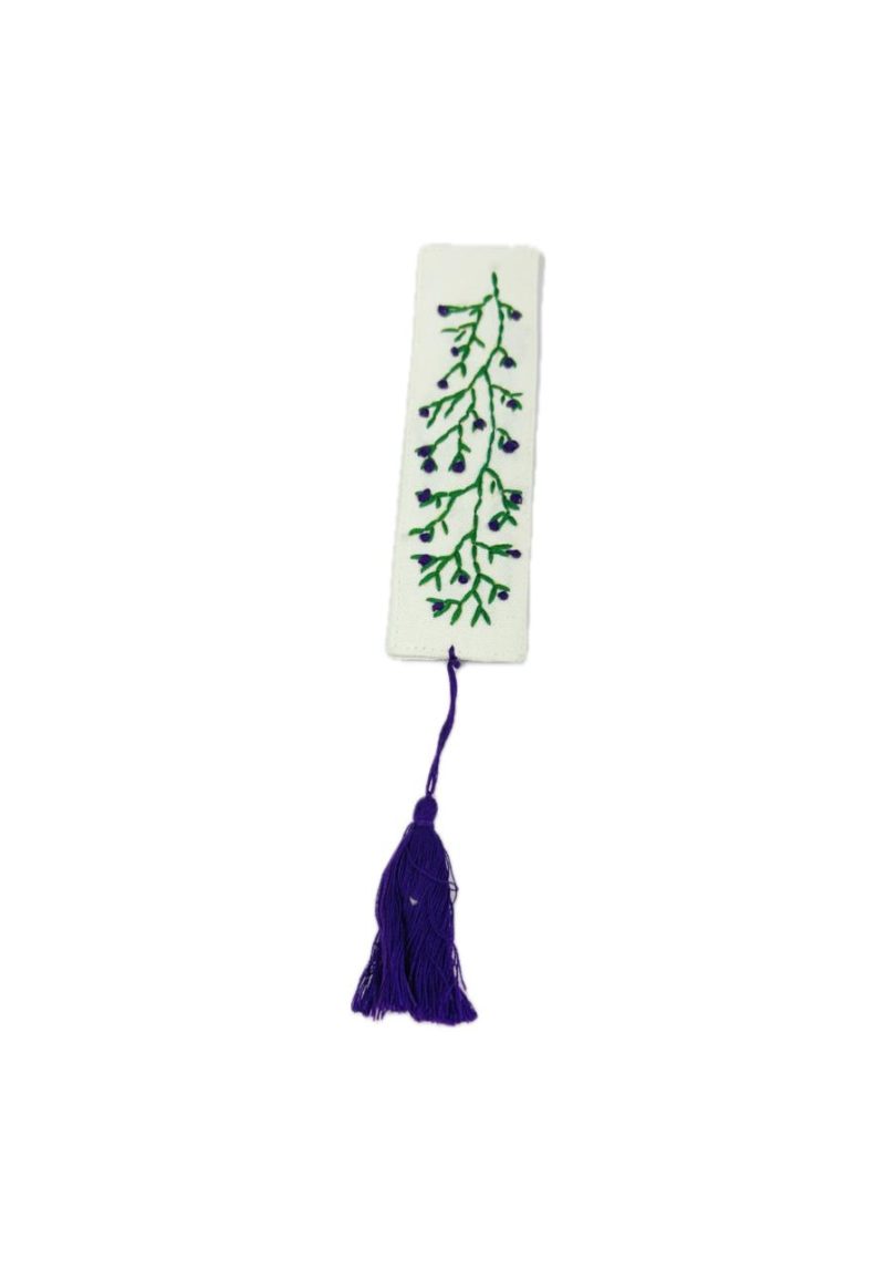 Handmade Fabric Embroidery Bookmark