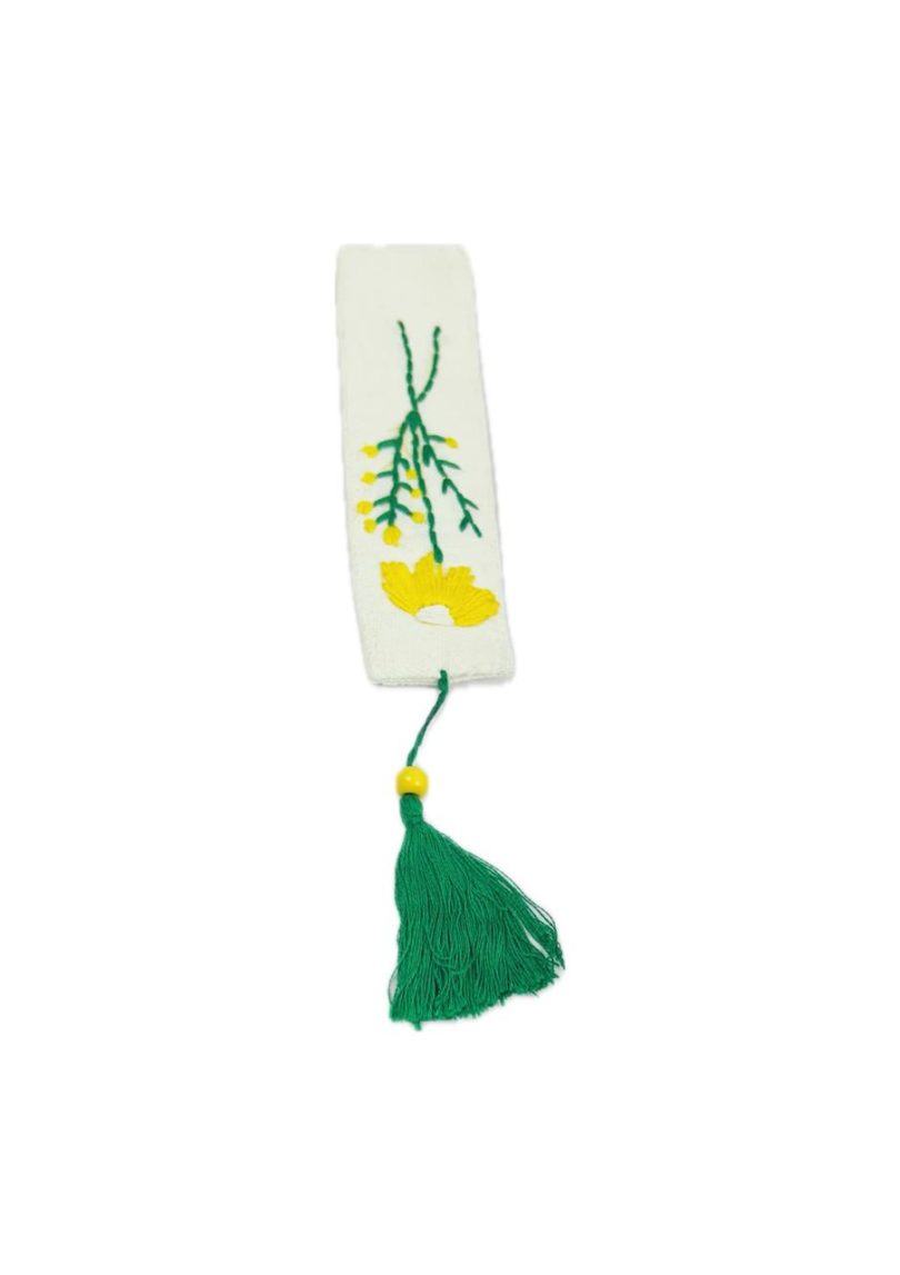 Handmade Fabric Embroidery Bookmark