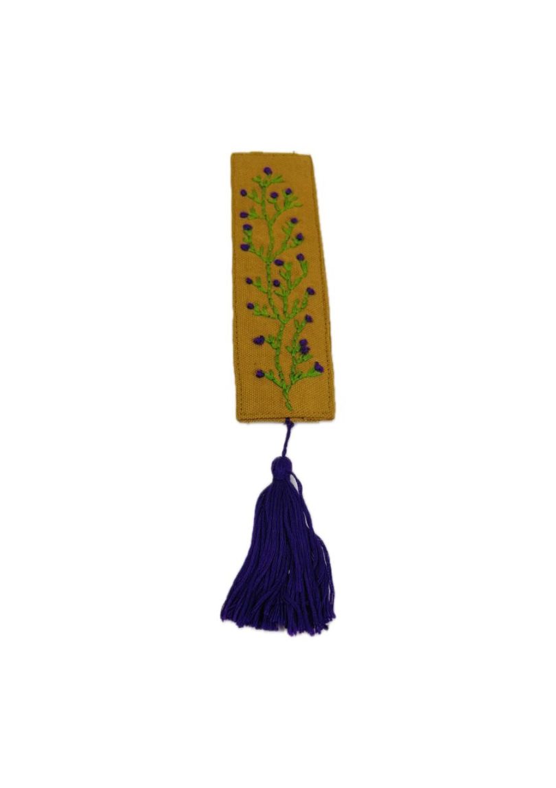 Handmade Fabric Embroidery Bookmark