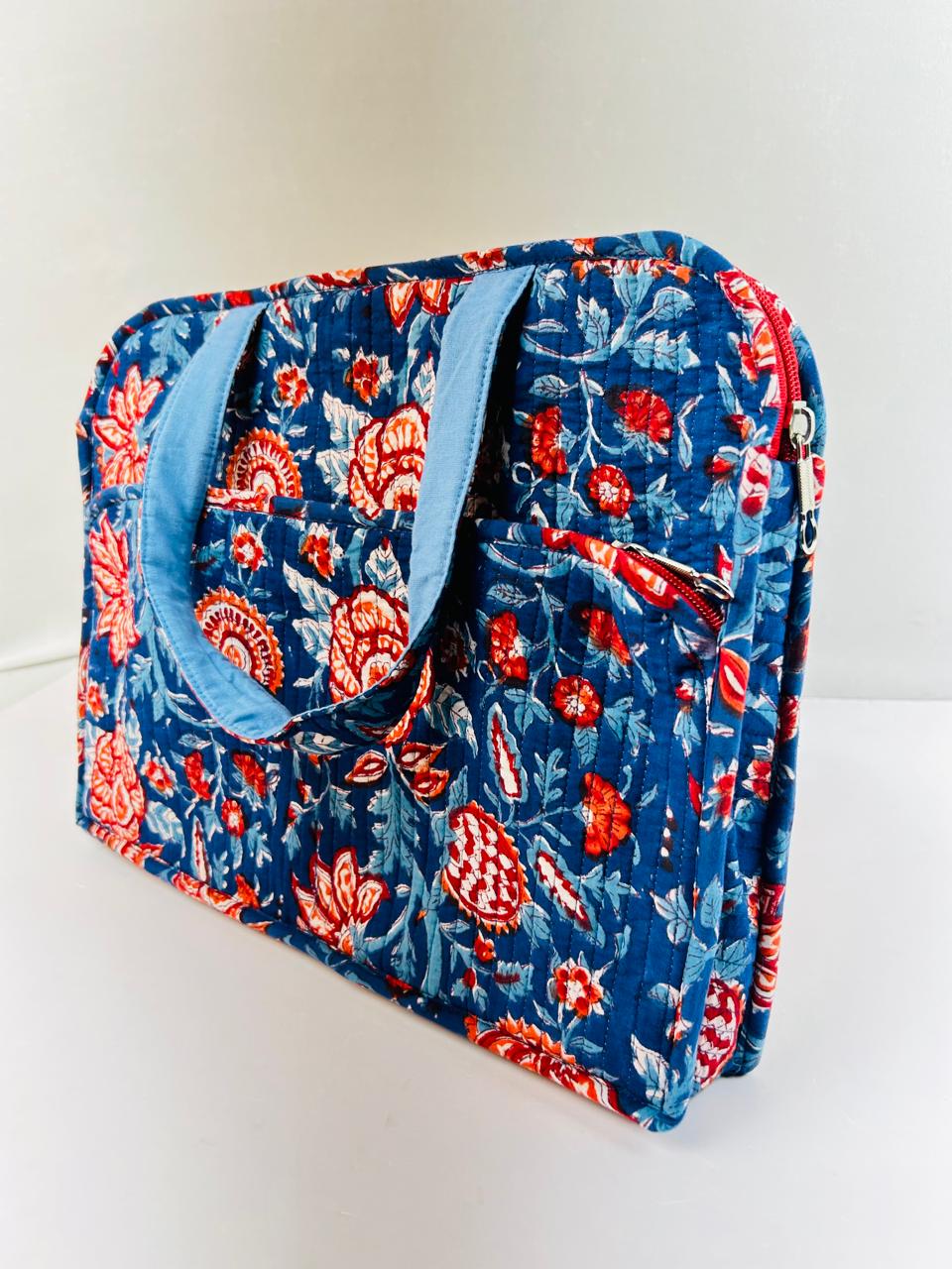 Handmade Quilted Laptop Bag - Image 2